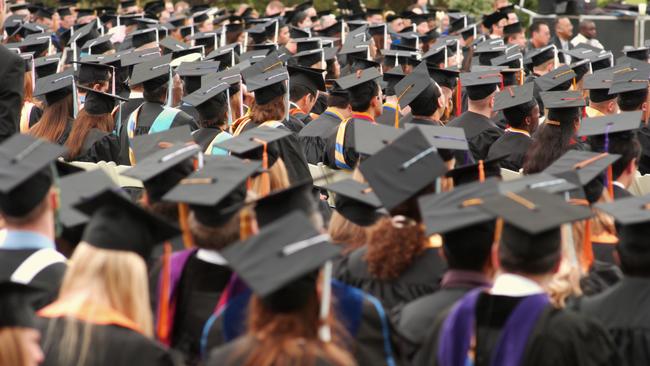 Just as printing currency devalues money, the explosion of degrees has sapped their value. Picture: iStock