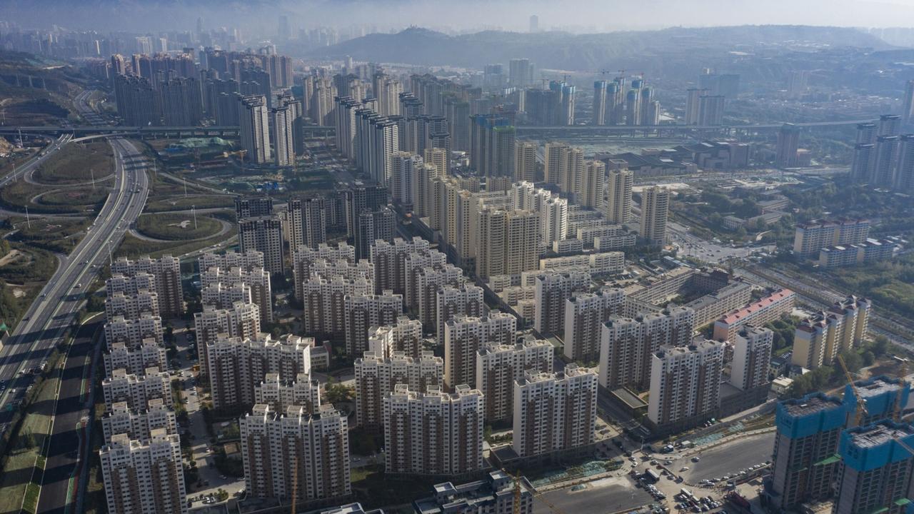 Evergrande’s woes are just one of many signs China’s property sector is struggling. Picture: Qilai Shen/Bloomberg