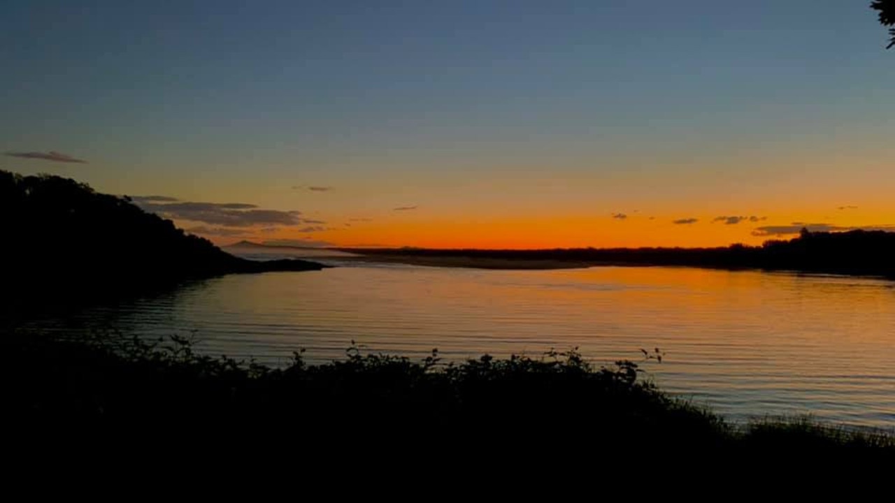 Sunset over Bonville Creek, snapped by reader Kerry Ballard.