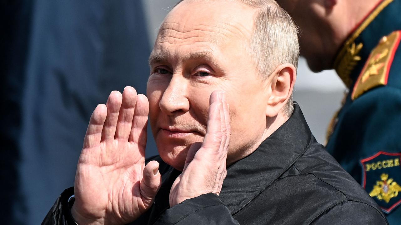 Russian President Vladimir Putin at the annual parade. Picture: Kirill Kudryavtsev/AFP