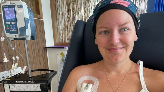 Sam Jones was just 31-years-old when she was told she had breast cancer.