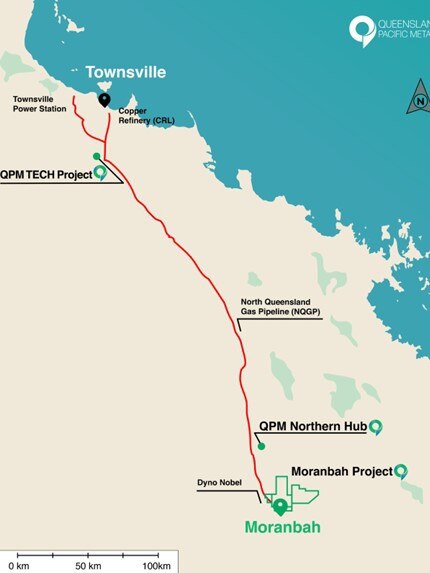 Queensland Pacific Metals’ projects across the state.