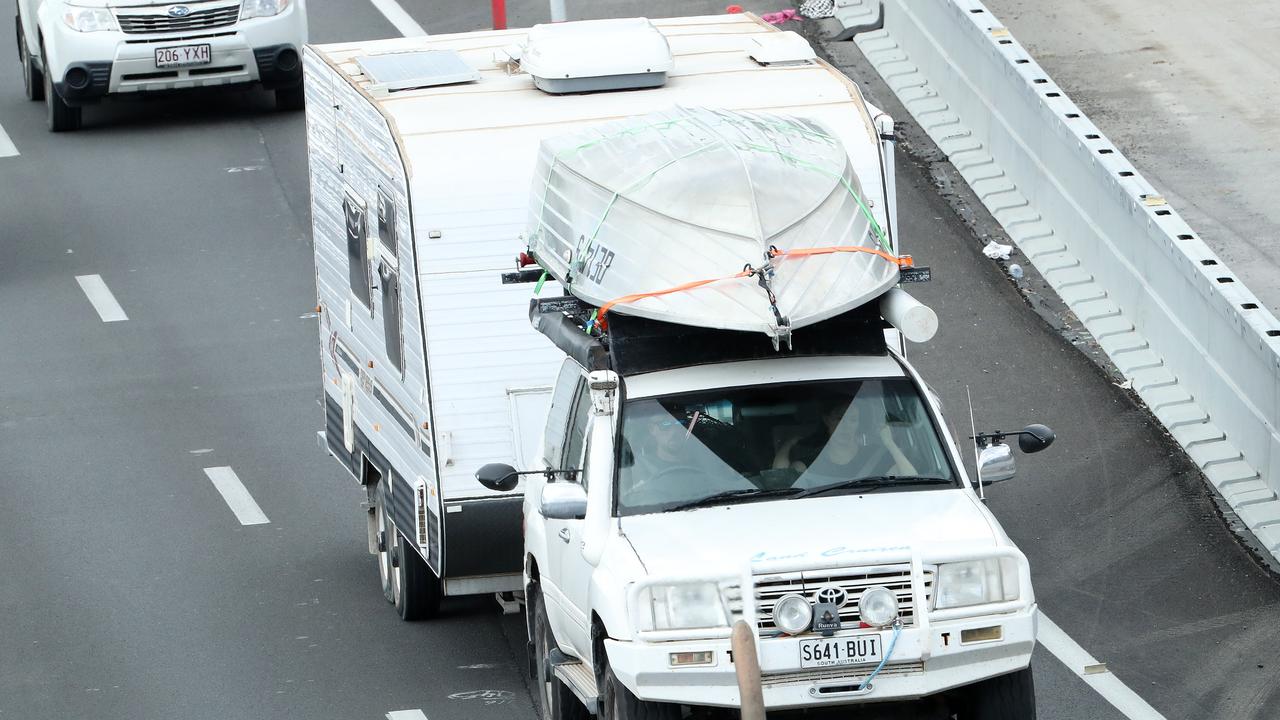 RACQ is warning of gridlock ahead of the Easter long weekend as holiday-makers escape Brisbane. Picture: Liam Kidston.