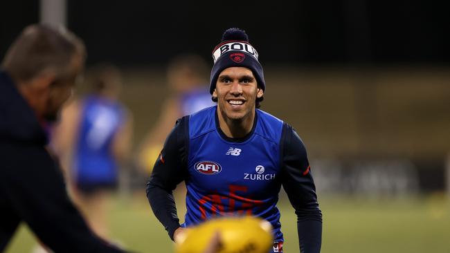 Harley Bennell has been recalled for the Demons this week. Picture: Phil Hillyard