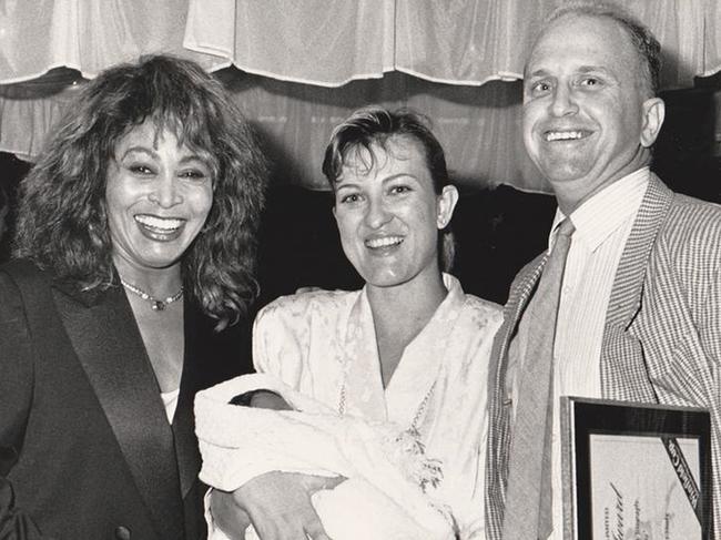 Mike Colman with Tina Turner and his wife Linda.