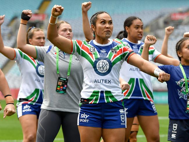 Hilda Peters was the scorer of the first ever NRLW try. Picture: NRL Photos/Gregg Porteous
