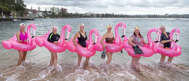 Left tor right: Lorraine Scott, Jo Moffitt-Goulding, Kelly King, Diane Curtale, Anthea Guyot and Leanne Black. (AAP IMAGE / Troy Snook)