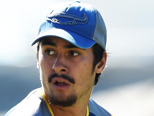 North Queensland Cowboys training from 1300 Smiles Stadium, Townsville.  Enari Tuala. Picture: Zak Simmonds