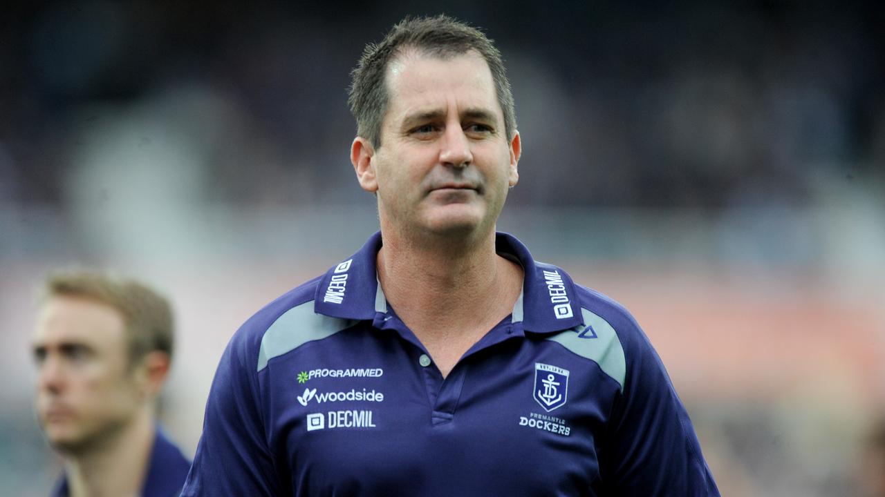 Fremantle’s historic win in Geelong put them on the path to the 2023 Grand Final. (AAP Image/Joe Castro)