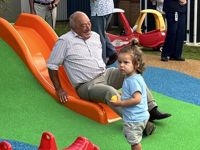 Macarthur Federal MP Dr Mike Freelander at the opening of new gardens at Karitane Early Parenting Centre Campbelltown. Picture: Inasha Iftekhar