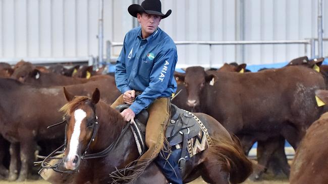 Victorian Futurity September 2015 Todd Graham on Heavy Metal - Winner Open Vic Futurity. Picture: SALLY H