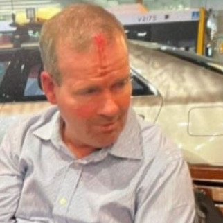 The man they attacked was Brisbane father Andrew McKenzie, 52. Photo: 9 News