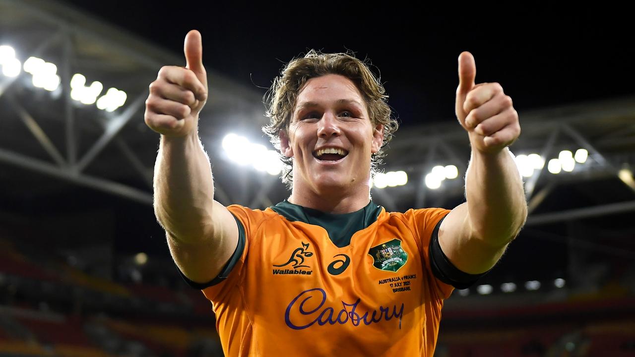 All eyes are on Michael Hooper when he makes his sevens debut. Picture: Albert Perez/Getty Images
