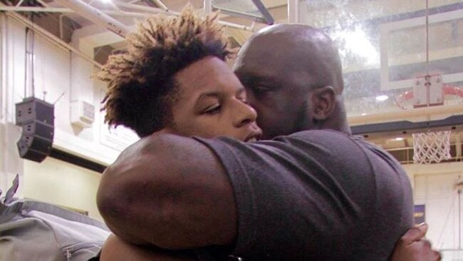 Shaq and his son Shareef. Picture: Instagram