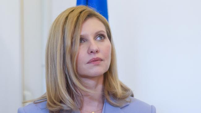 First Lady of Ukraine, Olena Zelenska. Picture: Gints Ivuskans / AFP