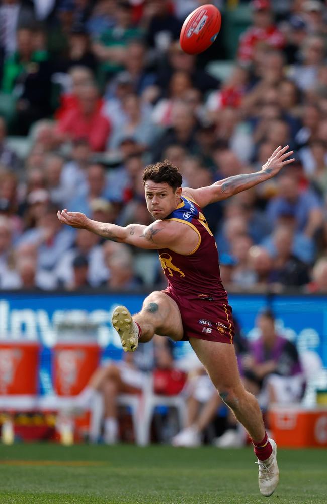 Lachie Neale is already thinking about next season. Picture: Michael Willson/AFL Photos via Getty Images