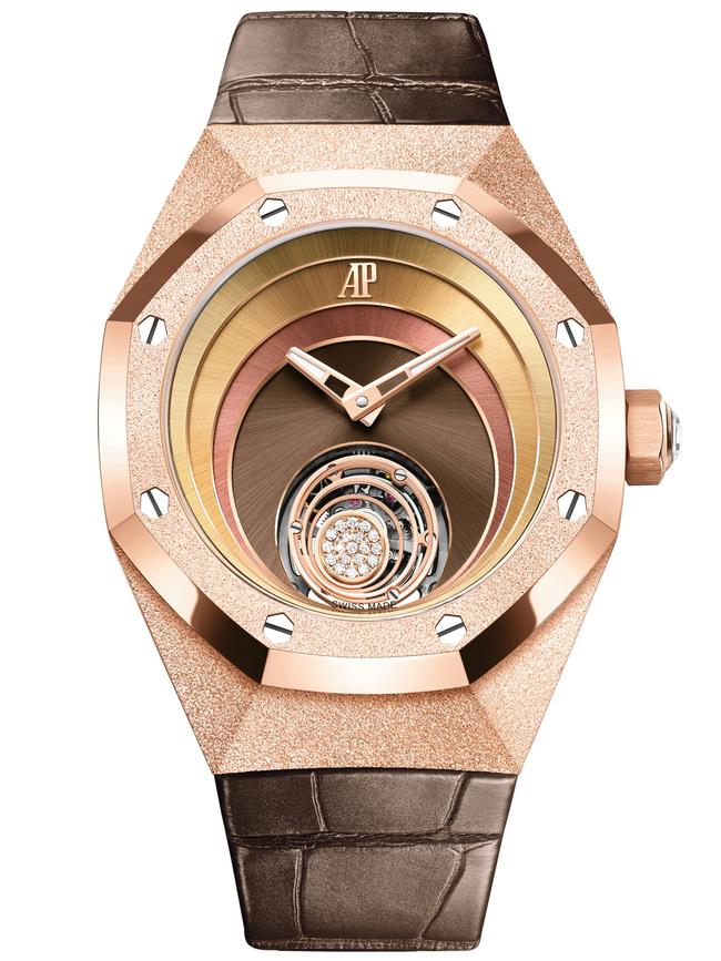 In January Audemars Piguet unveiled a collaboration with London-based Australian fashion designer Tamara Ralph (above). The Royal Oak Concept Flying Tourbillon limited edition takes inspiration from couture ateliers.