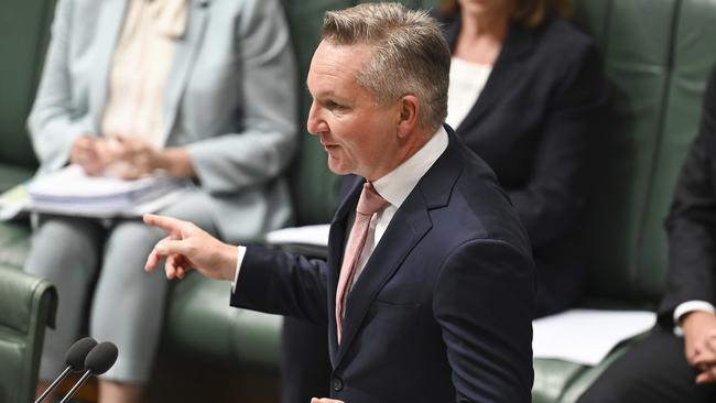 Climate Change and Energy Chris Bowen. Picture: NCA NewsWire/Martin Ollman