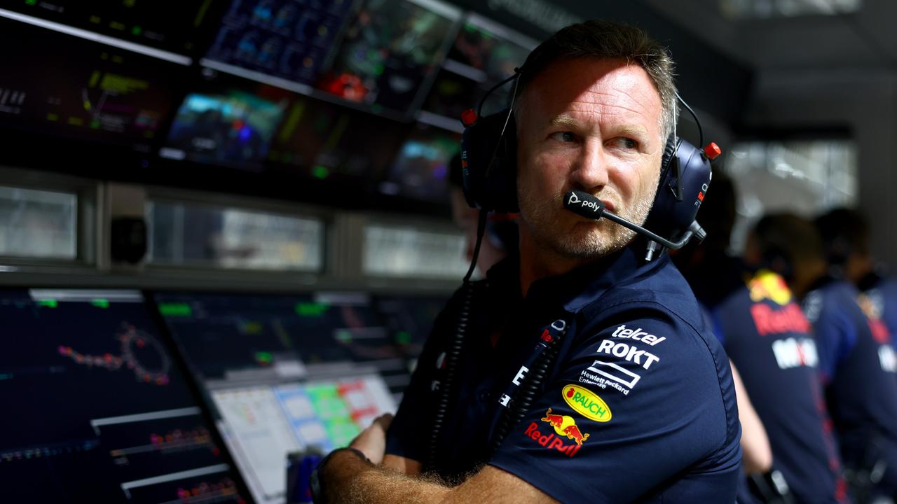 Red Bull Racing Team Principal Christian Horner was surprised by the move. (Photo by Mark Thompson/Getty Images)