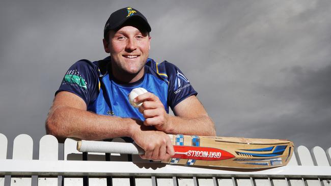 Cricketer Caleb Ziebell of the Gold Coast Dolphins, 2022. Picture Glenn Hampson