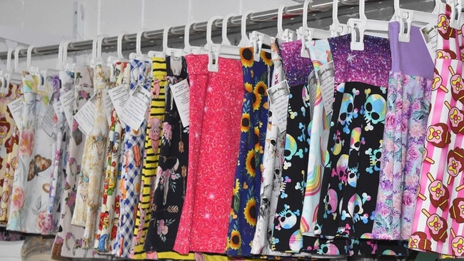 Skirts and dresses are among the variety of outfits you can get custom-made at Bush Bubs.