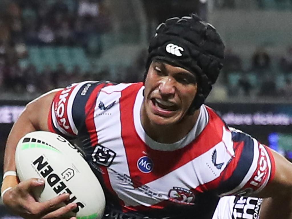 SYDNEY, AUSTRALIA - MAY 22: Joseph Suaalii of the Roosters is