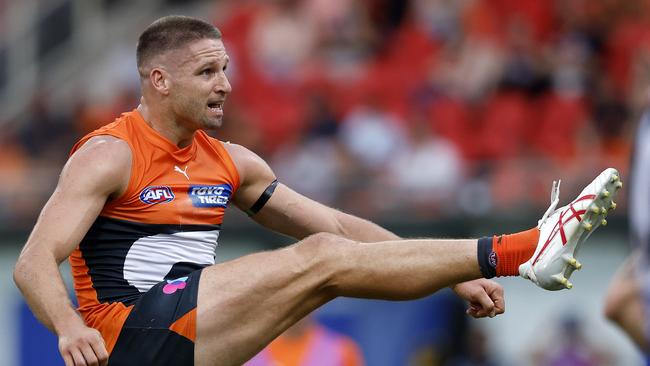 Giants Jesse Hogan during the Round 1 AFL match between the GWS Giants and North Melbourne at Engie Stadium on March 16, 2024. Photo by Phil Hillyard(Image Supplied for Editorial Use only - Phil Hillyard  **NO ON SALES** - Â©Phil Hillyard )