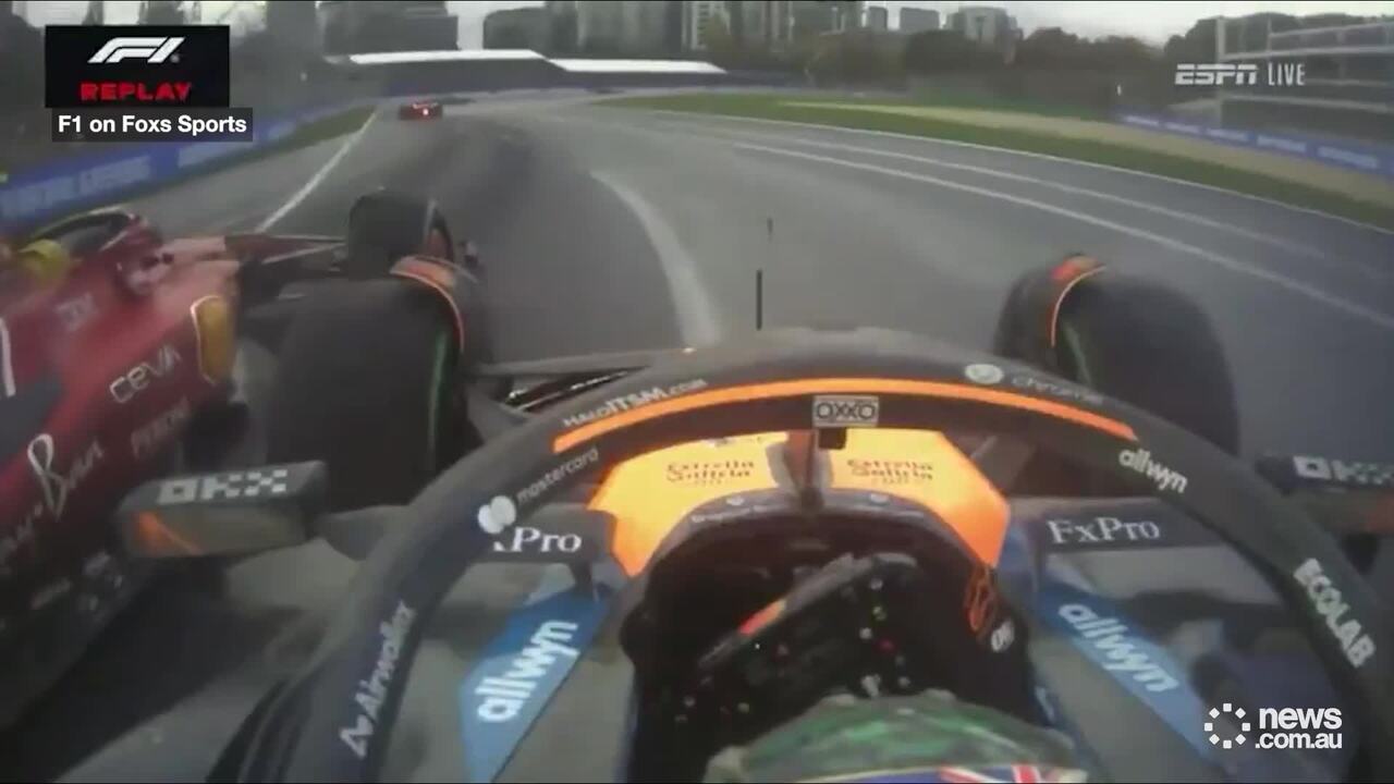 Piastri's epic overtake on Lewis Hamilton