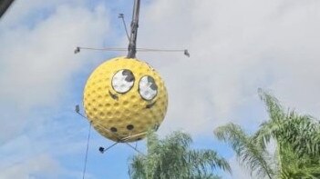 Mermaid Beach Putt Putt's iconic yellow ball is on the move after Cyclone Alfred