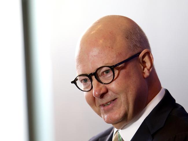 Kim Williams. AFL Chairman Mike Fitzpatrick Announces Kim Williams to replace Chris Lynch on the AFL Commission at a press conference at the Sofitel Sydney.