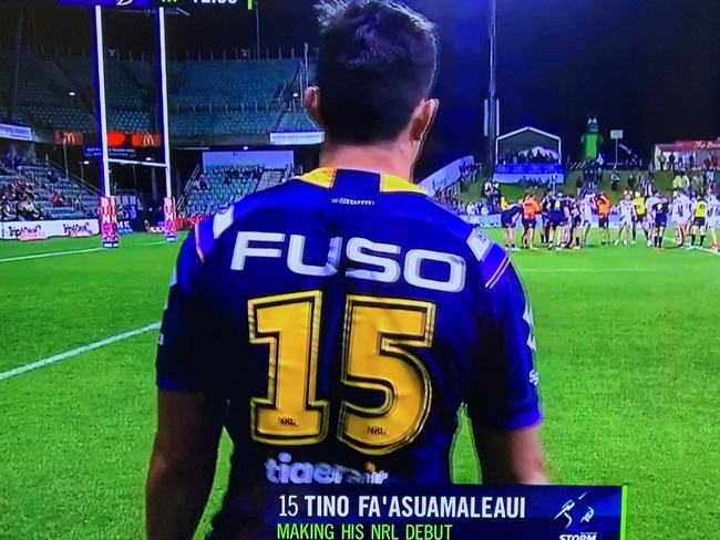 Our very own Tino Fa'asuamaleaui makes his debut for the Melbourne Storm in 2019, in 2020 he scored his first try.