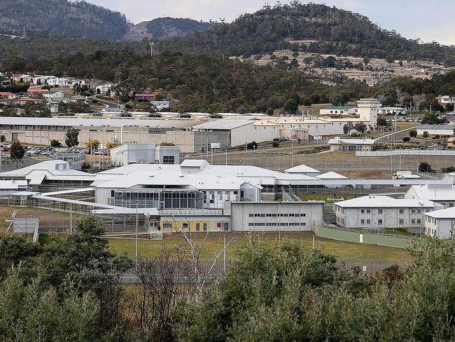 Risdon prison was quiet this morning. Picture: SAM ROSEWARNE.