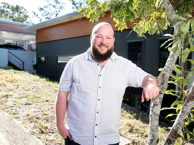 Grant Malcolm saved $1,200 a month in mortgage costs by refinancing and got $4,000 cashback from the bank. Picture: Steve Pohlner