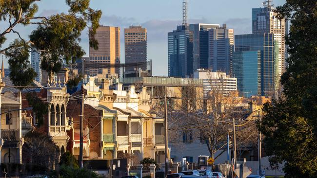 The City of Melbourne faces one of the biggest gaps in approvals today and its future housing targets. Picture: Jason Edwards.