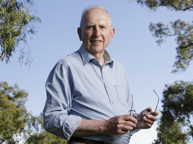 EMBARGO FOR TWAM 1 MAY 2021 FEE APPLIESAuthor Hugh Mackay photographed in Canberra on 17 December 2020. Picture by Sean Davey.