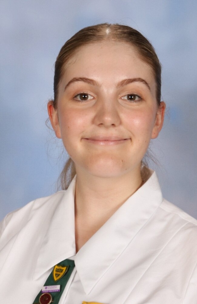 Sienna Head, Corinda State High School captain. Picture: Contributed