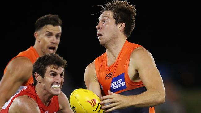 Greene played his first pre-season match of the summer against the Sydney Swans on Friday night. Picture. Phil Hillyard