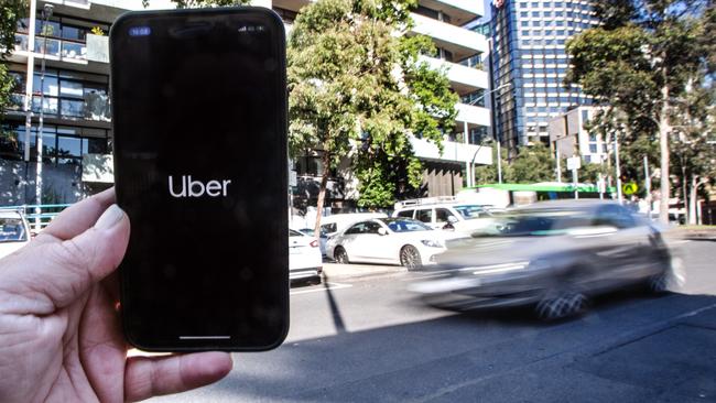 Ms Chandra’s name was flagged as “invalid” and a breach of policy in October, but Uber have since said they have made an exception in her case. Picture: Sarah Matray