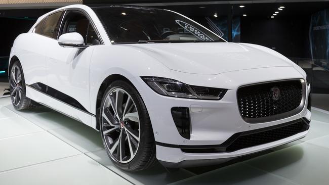 Jaguar showed off the I-Pace at the Geneva motor show earlier this month. Pic: Supplied. Picture: AP.