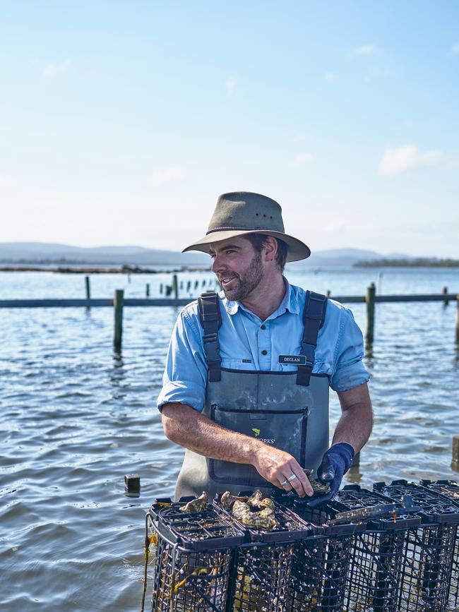 The family-run Freycinet Marine Farm.