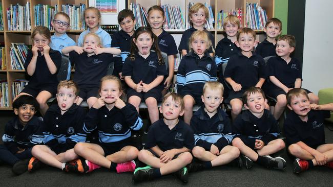 St Margaret’s Primary School Prep class Back row L-R: AJ Chapman, Isla Ventieri, Paris Likoudis, Luna Stephenson, Jonah Smith, Ezra Knight, Lachlan Noonan. Middle row: Darcy Menheere, Harper Fischer, Stevie Sahr, Zita Nolan, Quinn O’Leary, Caden Mirmilstein. Front row: Jane Mathew, Harry Ferrier, Piper Drever, Max Higgins, Archie Mactier, Toby Bennett, Ari Herynen.