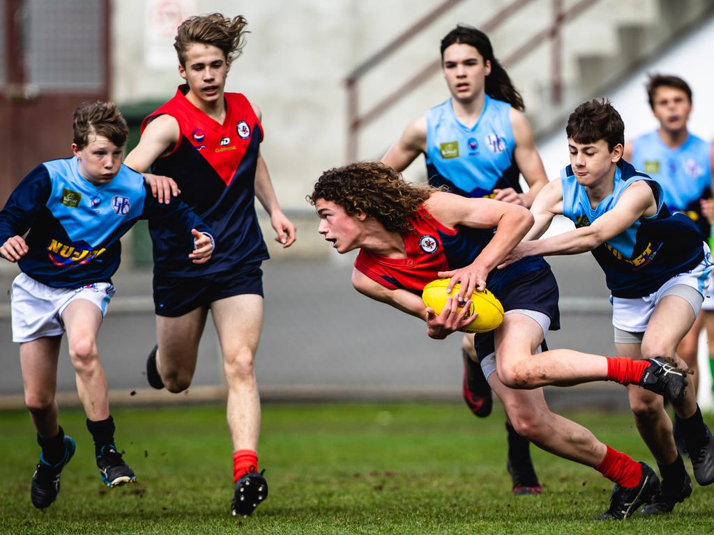 STJFA Grand Finals: North Hobart v Lindisfarne U14A1 Wilbur McMurray, North Hobart Picture: Linda Higginson