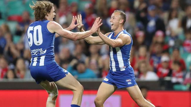 Billy Hartung will be playing in the VAFA this year after his delisting by North Melbourne. Picture: Mark Metcalfe/Getty Images. 