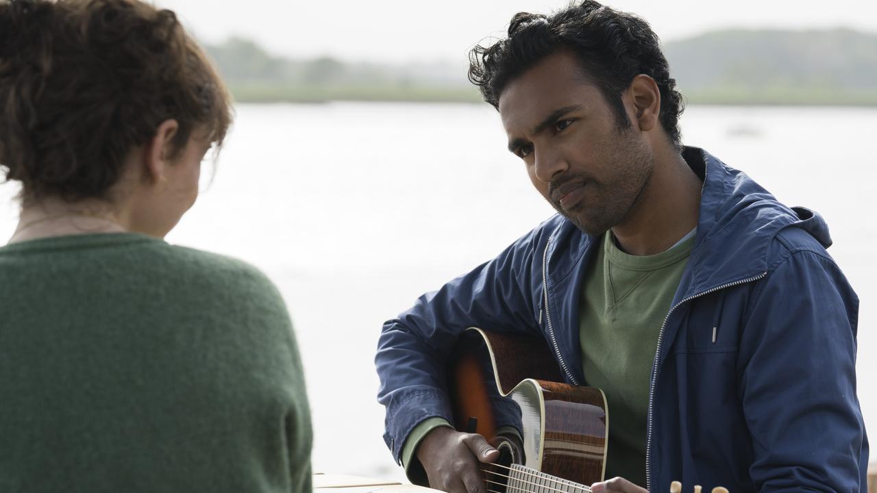 Lily James and Himesh Patel in a scene from the movie Yesterday. Picture: Universal Pictures