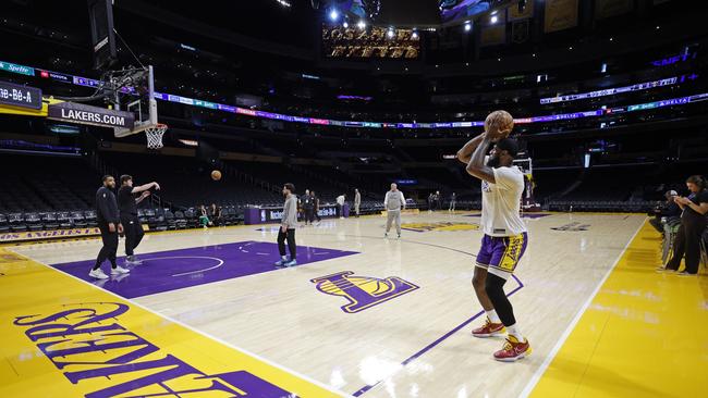 Hardwork has always been a key to James’ longevity. (Photo by Kevork Djansezian/Getty Images)