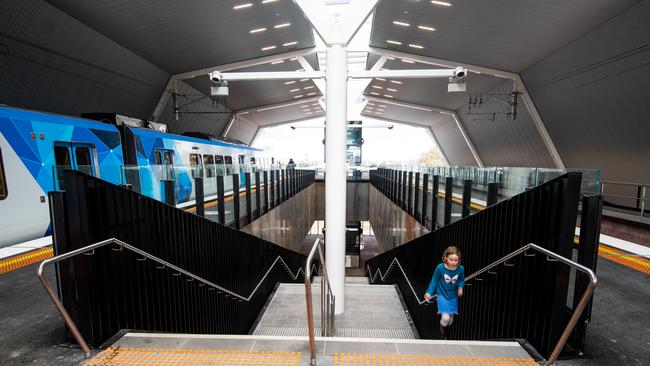 The new Mernda station.