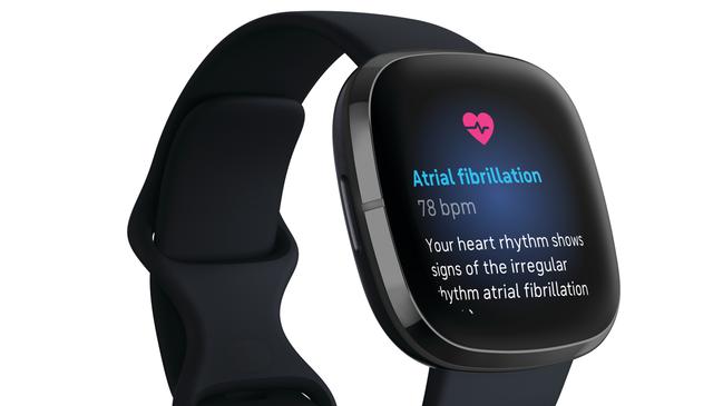 Fitbit Sense health monitoring smartwatch.