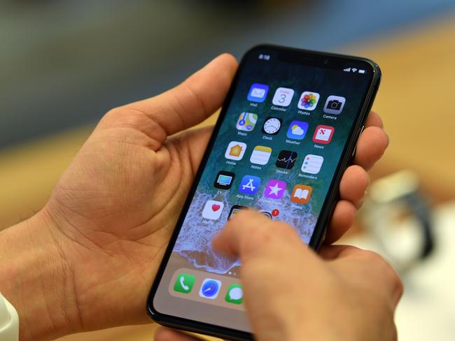 The intentional slowdown is expected to be rolled out in future iPhones. Picture: AFP/Saeed Khan