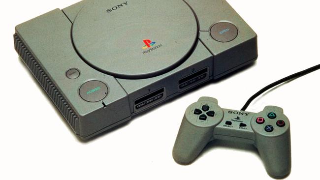 Sony Playstation gaming console.