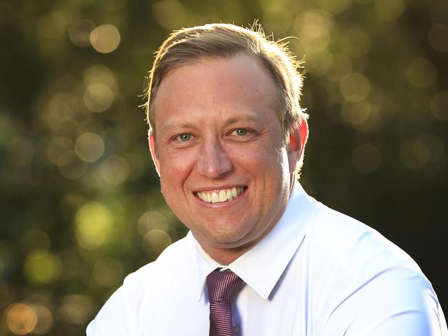 Premier Steven Miles in the Springwood electorate on the last day of the Queensland Election campaigning ahead of Saturdays Election Day. Pics Adam Head